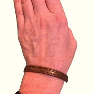 Vintage Handmade Copper Bracelet